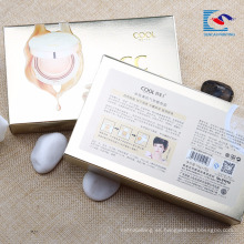 caja de papel de los cosméticos del desgin de encargo Caja de papel más barata de la fábrica de China